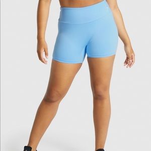 Brand new Gymshark blue biker shorts